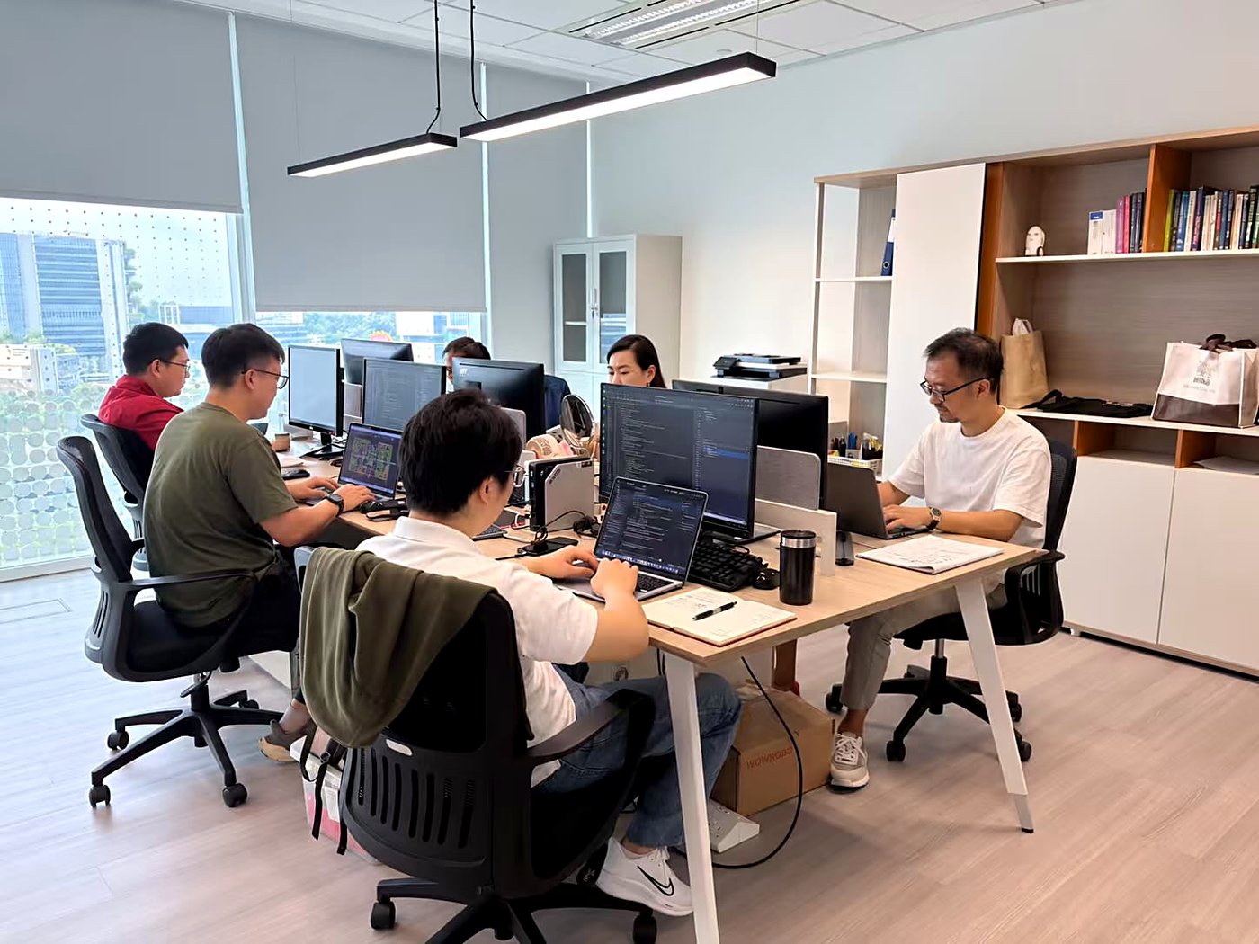 S Triformix software engineers developing the digital power monitoring and configuration ecosystem